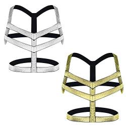 YUFEIDA Herren Body Chest Harness Gürtel Elastischer Halfter Nylon Stretchy Schultergurt Clubwear Kostüme Gürtel von YUFEIDA