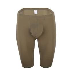YUFEIDA Herren Transparente 3/4 Unterhose Skin Bademode Shorts Trunks Hosen von YUFEIDA