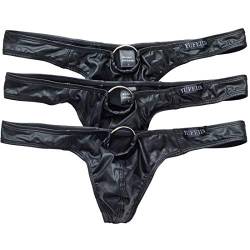 YUFEIDAHerren Stringtanga Unterwäsche Sexy Tief sitzende Unterhosen 3er-Pack von YUFEIDA