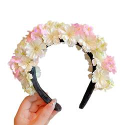 Braut-Stirnbänder mit Blumenmuster, Blumengirlanden, Haarkranz, Brautblume für Hochzeit, Haarbänder für Damen, Haarblume von YUHANGCIYE