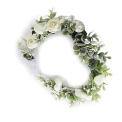 Brautblume für Hochzeit, Blumengirlanden, Haarkranz, Blumenkranz, Blumenstirnbänder, Blumenstirnbänder für Damen von YUHANGCIYE