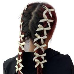 Haarspangen für Damen und Mädchen, kleine Schleife, einfarbig, Haarnadeln, Haar-Accessoire, 15 Stück von YUHANGCIYE
