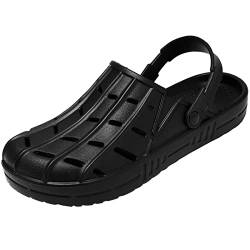 Plus Gartenschuhe Damen Herren Clogs Hausschuhe Gartenclogs Sommer Leicht Gummischuhe Strand Schuhe Sandalen Pantoletten Gr.47-52 von YUKTOPA