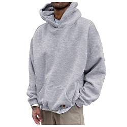 Hoodie Herren,Pullover Herren Los Angeles Langarm Hoodie mit Kapuze Tasche Oversized KapuzenPullover Casual Sport Sweatjacke Herbst Winter Kapuzenpulli Y2k Pullover Kapuzenjacke Sweatshirt Basic von YULONGESS