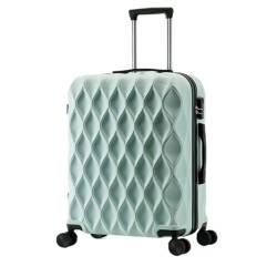 YUMIONB Koffer Herren- und Damenkoffer, Passwortboxen, Außenhandels-Übersee-Trolleys, Rollenkoffer Suitcase (Color : Green, Size : 26) von YUMIONB