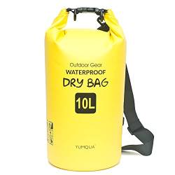 YUMQUA Dry Bag Wasserdichter Tasche 5L 10L 20L 30L 40L wasserdichte Beutel Packsack für Kajak Boot Angeln Rafting Camping Snowboarden Schwimmen Wassersport von YUMQUA