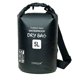 YUMQUA Dry Bag Wasserdichter Tasche 5L 10L 20L 30L 40L wasserdichte Beutel Packsack für Kajak Boot Angeln Rafting Camping Snowboarden Schwimmen Wassersport von YUMQUA