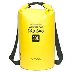 YUMQUA Dry Bag Wasserdichter Tasche 5L 10L 20L 30L 40L wasserdichte Beutel Packsack für Kajak Boot Angeln Rafting Camping Snowboarden Schwimmen Wassersport von YUMQUA