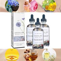 Crystal Irie Body Oil For Women, Crystal Irie Body Oil, Crystal Irie Oil Perfume for Women, Jasmine,Orchid,Black Amber,CornFlower,Rose Petals (3 Pcs) von YUNCUIMU