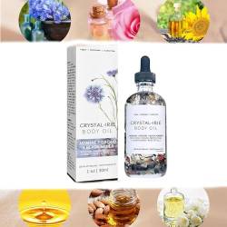 YUNCUIMU Crystal Irie Body Oil For Women, Crystal Irie Body Oil, Crystal Irie Oil Perfume for Women, Jasmine,Orchid,Black Amber,CornFlower,Rose Petals (1 Pcs) von YUNCUIMU
