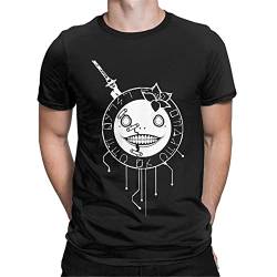 Video Game NieR Automata Emil Men T Shirt Leisure Tee Shirt Short Sleeve O Neck T-Shirts Cotton Tops Black L von YUNDONG