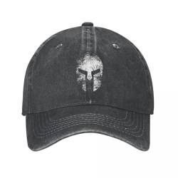 YUONME Baseballmütze Spartan Sparta Warrior Baseballkappe Retro Troubled Baumwolle Snapback Hut für Männer Frauen Laufen Golf Verstellbare Passform Hüte Hut Geschenk von YUONME