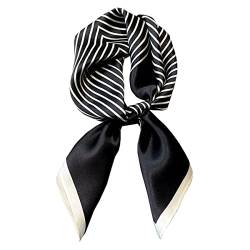 YUTTTPL Schal für Damen, Seide Gefühl Quadratische Schals Halstuch Kopfbedeckung 70cm weichen quadratischen Schals Kopf Haar Bandanas (L) von YUTTTPL