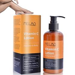 237 Ml Vitamin C Creme, Vitamin C Body Shop, Anti Aging Hydratation Serum Enthält Vitaminextrakt Pflege und Reparatur von Haut und Feuchtigkeit für Gesicht Dekolleté und Körper von YUYTE