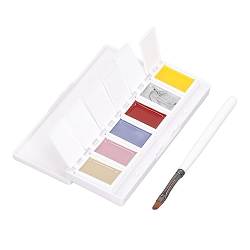 6 Farben Solid Cream Gel, Maniküre Kunst Zeichnung Helle Nagel Solid Cream Top Mantel, Feiertage Geschenk-Set für zu Hause und Profession Elle Geschenk Box von YUYTE