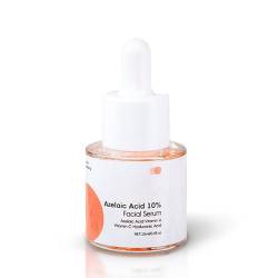 Azelain Säure 10% Gesichtspflege Set, mit Vitamin C Serum, Anti-Dark Spot Serum, Verbessern die Elastizität des Kollagen Feuchtigkeit, Vegan Naturkosmetik von YUYTE