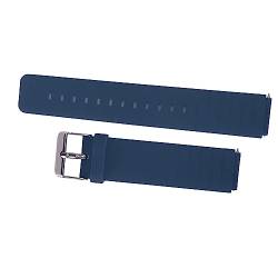 YUYTE Silikonband Sport Wasserdichtes, Atmungsaktives Smartwatch-Armband, Ersatzarmband, Verstellbar, Weiches Schnellverschluss-Zubehör, Uhrenarmband für T1 (Blau) von YUYTE