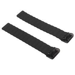 YUYTE Smart Watch Band, Fähiges Quick Release Silikon-Uhrenarmband-Zubehörkegel Uhrenarmband-Zubehör Passend für Charge 5 (BLACK) von YUYTE