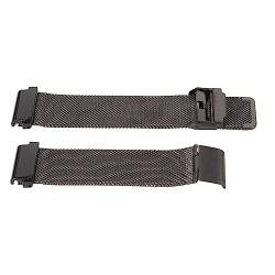 YUYTE Verstellbares Ersatzarmband, 22 Mm Edelstahl-Mesh-Uhrenarmband für T-2 mit 7/6/5 oder Anderen 22 Mm-Sportuhren (Schwarz) von YUYTE