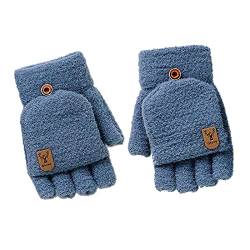 YVIIWL Fingerlose Thermo Handschuhe Flauschige Touchscreen Winter Warme Herren Damen Kinder Fahrrad Mtb Arthrose von YVIIWL
