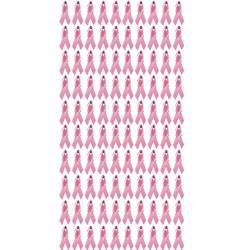 Britische Damenbrosche 100 Stück Brustkrebs-Bewusstseins-Brosche, Anstecknadeln, rosa Band-Anstecknadeln, rosa Liebesband-Brosche, Brustprävention, Mikro-Abzeichen, Kleidung, (Pink, One Size) von YWJewly