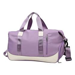 Taschen für Frauen Handgepäck Reisetasche Sporttasche Sporttasche Reisetasche für Frauen Bauch Taschen Für Jungs (Purple, One Size) von YWLINK