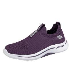 YWLINK Damen Sneakers Sport Running Walking Schuhe Laufschuhe Turnschuhe Freizeitschuhe Outdoor Licht Komfortabel Schuhe Atmungsaktiv Weich Turnschuhe Damen (Purple-e, 36) von YWLINK