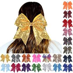 YWLINK Große Haarschleifen Clip Haarspangen Damen Haarspange Stoff Haarschleife Haarklammern Schwarz Mit Schleifen Elegante Haarschmuck Für Mädchen Kinder Dicke Haar Dünne Haar (Multicolor1, One Size) von YWLINK