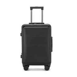 YXHYYDP 24-Zoll-Hartschalenkoffer, Handgepäck, Leichter, robuster Trolley-Koffer mit TSA-Schloss, Schwenkrädern, für den Freizeit-/Geschäftsgebrauch (Black) von YXHYYDP
