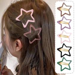 1/5PCS Große Fünf Spitze Sterne Haarnadel Mode Elegante Nette Süße Coole Kinder Frauen Zubehör Kopfschmuck Mädchen Haar von YXRRVING