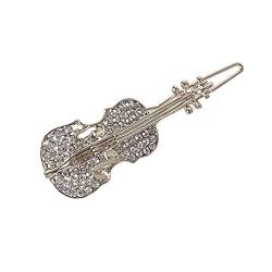 1Pc Koreanische Haar Clip Violine Haar Clip Süße Haarnadeln Haarspange Frauen Headwear Nette Zubehör Strass Kristall Haarspangen B9B5 von YXRRVING