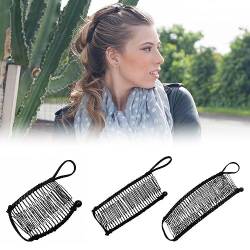 Stretch Banana Clip Double Side Faul Frauen Haar Kamm Dicke Styling Maker Werkzeug Einfach B1U8 Mohawk Bun Cur Zubehör Haar Pferdeschwanz von YXRRVING