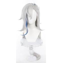 YXZCOS Perücke 【Genshin Impact: Neuvillette】 Cosplay Perücke Halloween Perücken Fasching Damen-/Herrenperücke Karneval Wig von YXZCOS