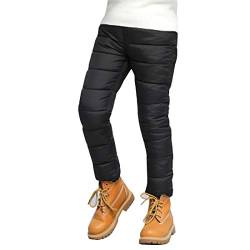 YYF Unisex Kinder Daunenhose Junge Mädchen Stepphose Warm Winter Kinder Leichte Daunen Hose Winterhose von YYF