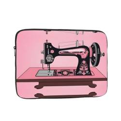 YYHWHJDE Vintage Pink Nähmaschine Tragbare Laptop Sleeve Tasche > 13 Zoll Geschäftsreise, Reisen, Büro usw. Für den täglichen Gebrauch. von YYHWHJDE