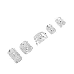 Dreadlocks Perle, Bartperlen Retro Haltbarkeit Silber für Halskette für Frauen von YYQTGG