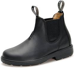 Yabbies Town & Country Chelsea Boots for Kids | Kinder Stiefelette aus Leder | Black | Gr. 1/33.0 von Yabbies
