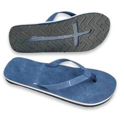 Yacriso Christian Footwear Cross-Bottom-Sandalen, versteckte Cross-Flops, Cross-Slipper für Männer/Frauen, lustige christliche Flip-Flops, schnell trocknende Herren-Strandsandalen (E,39) von Yacriso