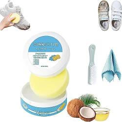 Yagerod Shoes Multifunctional Cleaning Cream, White Shoe Cleaning Cream with Sponge Eraser, Multifunctional White Shoes Cleaning Cream, White Shoe Cleaning Cream (1PC) von Yagerod