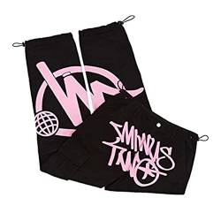 Baggy Jeans Herren – Y2K Hose Minus-Two-Cargo für Herren, lässige Cargohose mit großen Taschen, Trendige Hip Hop Punk Streetwear, lockere Sporthose (S//L/XL) von Yajexun