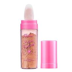 Gesichts-Highlighter-Puder - Sparkle Body&Face Highlighter-Puderstift | Dreidimensionaler Körper-Glitzer-Schimmer, Hochglanz-Rouge, natürliches Gesichtspuder, Make-up-Gesichtsrouge, 9 g Yajexun von Yajexun