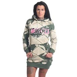 Yakuza Damen Modern War Hoodie Kleid, Cilantro, XXL von Yakuza