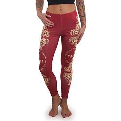 Yakuza Damen Ornamentic Leggings, Chili Pepper, XXS von Yakuza