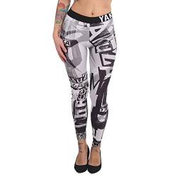 Yakuza Damen Space Leggings, Weiß, S von Yakuza