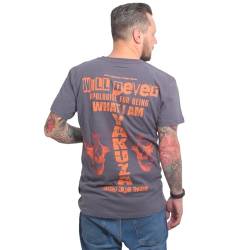 Yakuza Herren Apologise T-Shirt, Ebony, XXL von Yakuza