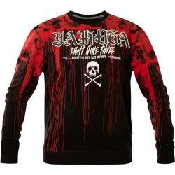 Yakuza Herren Blood Pullover, Schwarz, XL von Yakuza