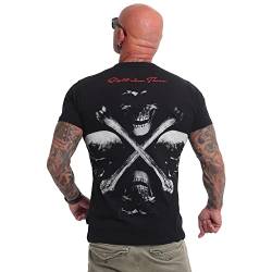 Yakuza Herren Cruel V02 T-Shirt, Schwarz, 4XL von Yakuza