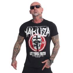 Yakuza Herren Faith T-Shirt, Schwarz, 6XL von Yakuza