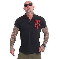 Yakuza Herren Legion Polo Shirt, Schwarz, 4XL von Yakuza