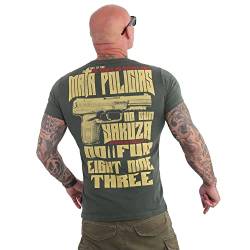 Yakuza Herren MATA T-Shirt, Cilantro, 3XL von Yakuza